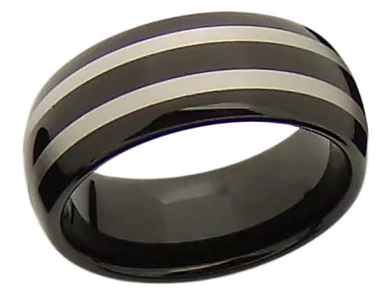 Modell Anton - 1 Ring aus Wolfram 8mm